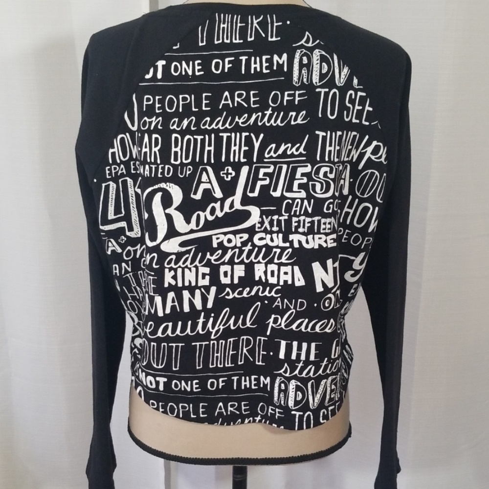 Saba babe fun cropped sweater.  Size L - Picture 4 of 8